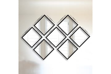Spegel Velservrook - Silver/Svart - Inredning - Spegel - Väggspegel