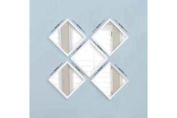 Spegel Velservrook - Vit/Silver - Inredning - Spegel - Väggspegel