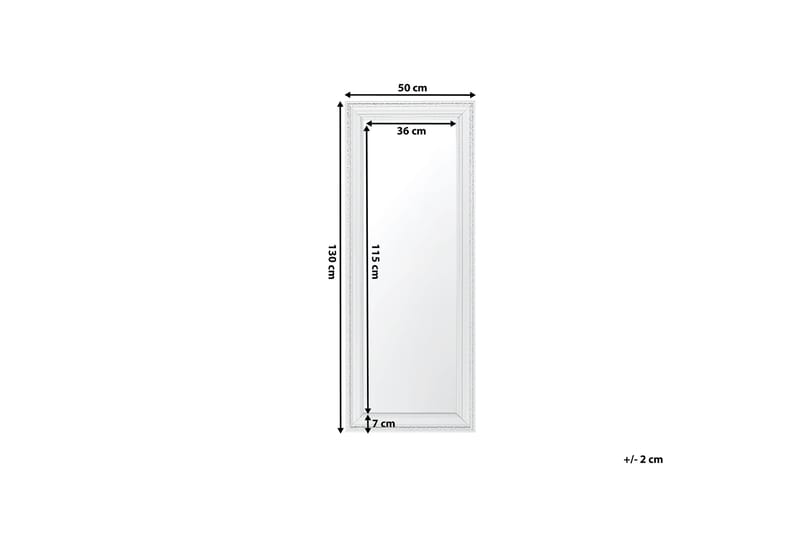 Spegel Vertou 50 cm - Vit - Hallspegel - Väggspegel