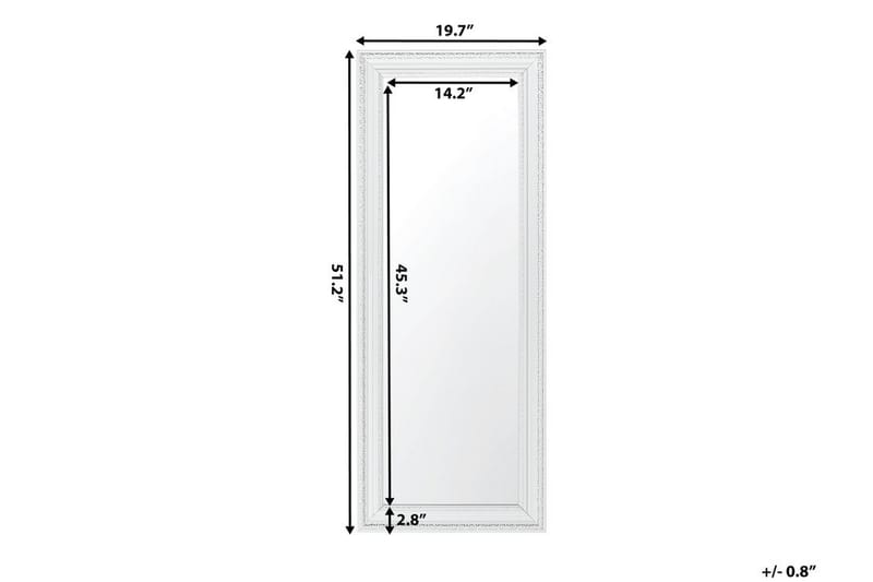 Spegel Vertou 50 cm - Vit - Inredning - Spegel - Väggspegel