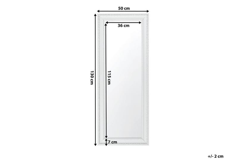 Spegel Vertou 50 cm - Vit - Hallspegel - Väggspegel