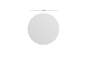 Spegel Vocal 60 cm Rund - Vit - Inredning - Spegel - Väggspegel