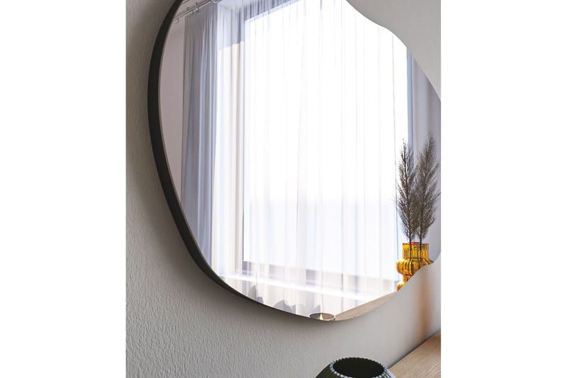 Spegel Zeo 52 cm Rektangulär - Svart - Inredning - Spegel - Väggspegel