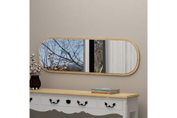 Spegel Zeos 40 cm Rektangulär - Trä/Natur - Inredning - Spegel - Väggspegel