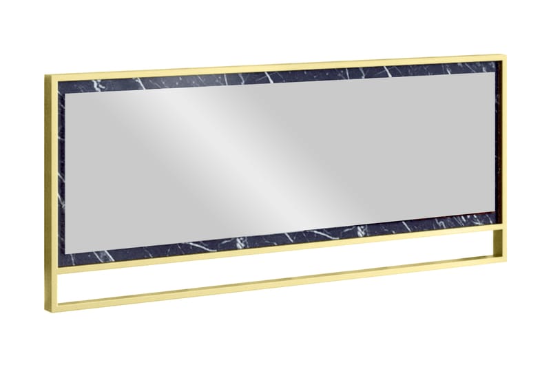 Spegel Pewo 90 cm - Guld|Svart - Inredning - Spegel - Väggspegel