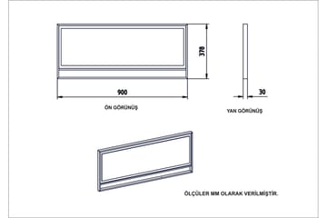 Spegel Pewo 90 cm - Guld|Svart - Inredning - Spegel - Väggspegel