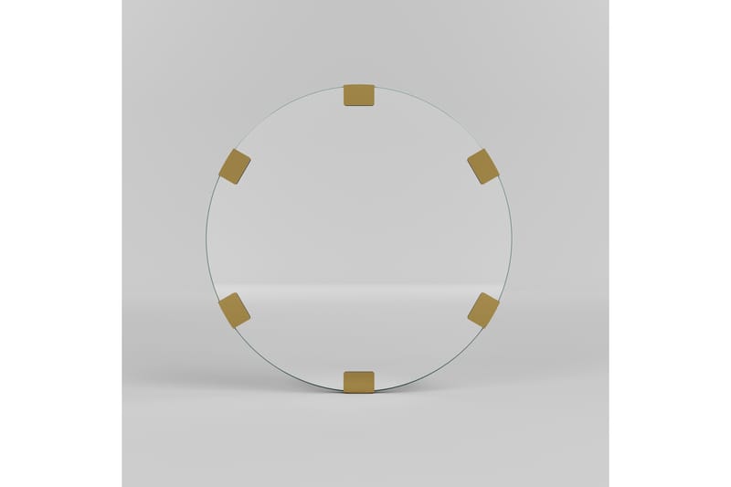 Spegel Porp 60 cm Rund - Guld - Hallspegel - Väggspegel