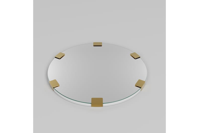 Spegel Porp 60 cm Rund - Guld - Inredning - Spegel - Väggspegel