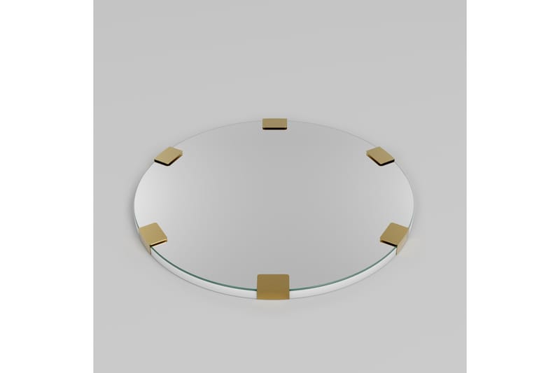 Spegel Porp 60 cm Rund - Guld - Hallspegel - Väggspegel