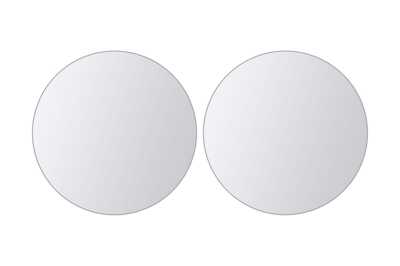 Spegelplattor 16 st runt glas - Silver - Hallspegel - Väggspegel
