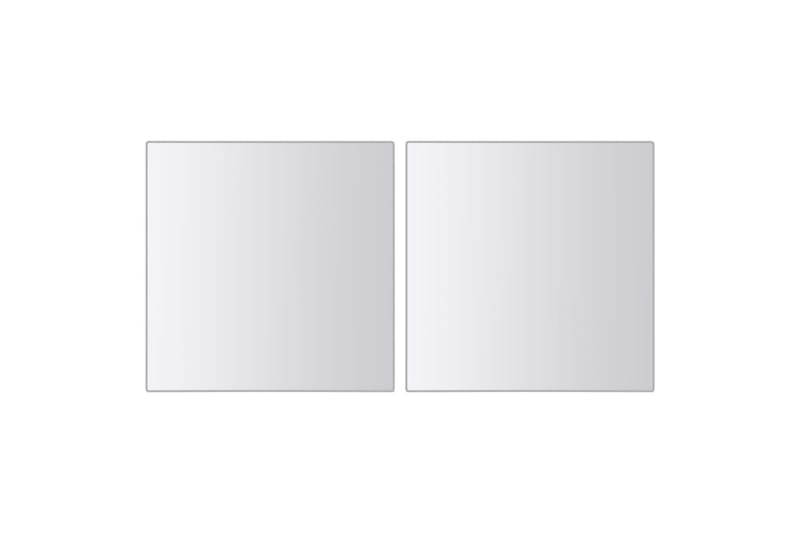 Spegelplattor 48 st fyrkantig spegelglas - Silver - Hallspegel - Väggspegel