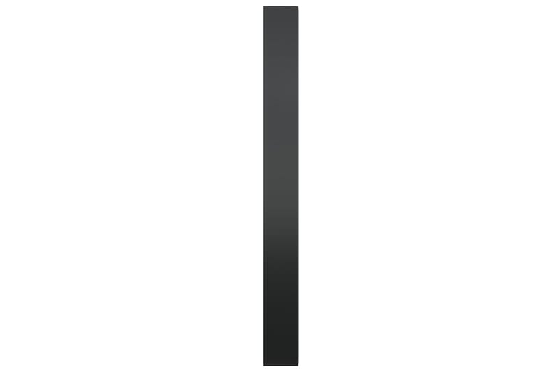 Väggspegel svart 30 cm - Svart - Hallspegel - Väggspegel