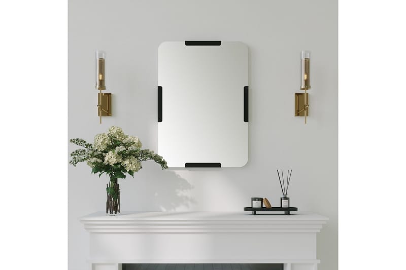 Taharoa Spegel 50 cm Rektangulär - Svart - Inredning - Spegel - Väggspegel