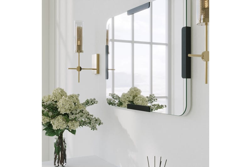 Taharoa Spegel 50 cm Rektangulär - Svart - Inredning - Spegel - Väggspegel