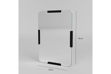 Taharoa Spegel 50 cm Rektangulär - Svart - Inredning - Spegel - Väggspegel