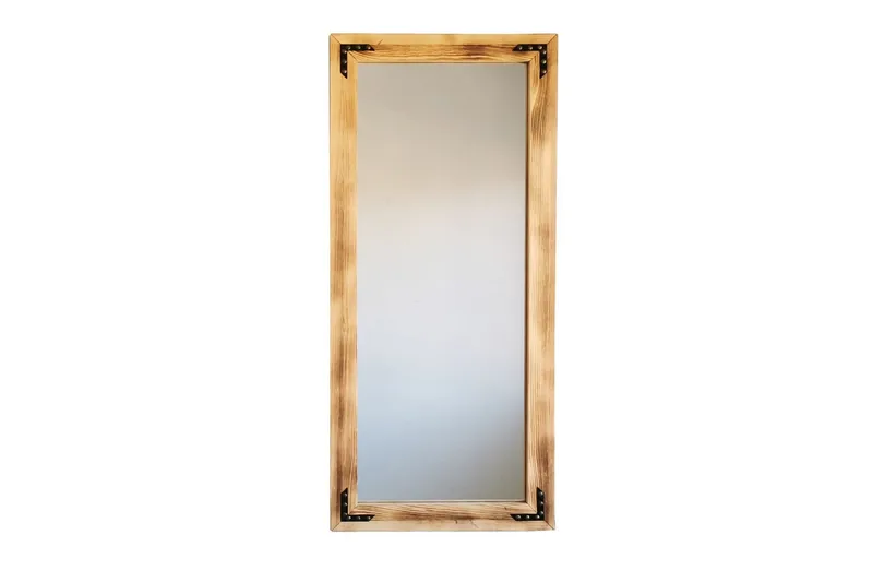 Tajahnae Dekorationsspegel 50 cm - Valnöt - Inredning - Spegel - Väggspegel