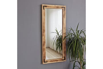 Tajahnae Dekorationsspegel 50 cm - Valnöt - Inredning - Spegel - Väggspegel