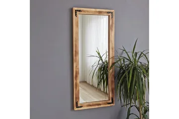 Tajahnae Dekorationsspegel 50 cm - Valnöt - Inredning - Spegel - Väggspegel