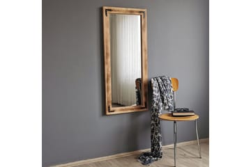 Tajahnae Dekorationsspegel 50 cm - Valnöt - Inredning - Spegel - Väggspegel