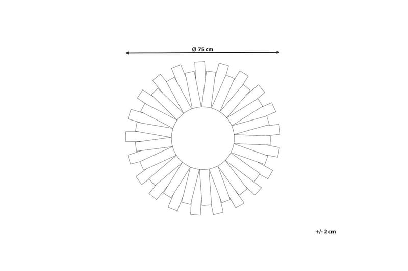 Väggspegel Tampico - Inredning - Spegel - Hallspegel