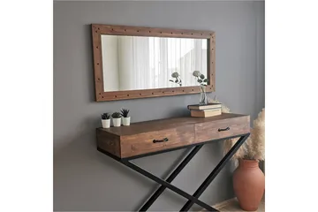 Trekell Dekorationsspegel 110 cm - Valnöt - Inredning - Spegel - Väggspegel