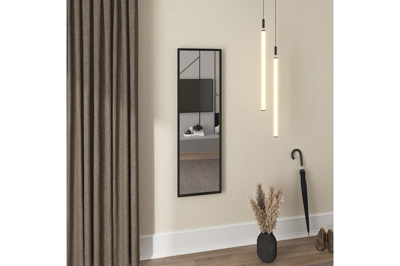Vägghängd Spegel Kelama Glas - Svart - Inredning - Spegel - Väggspegel