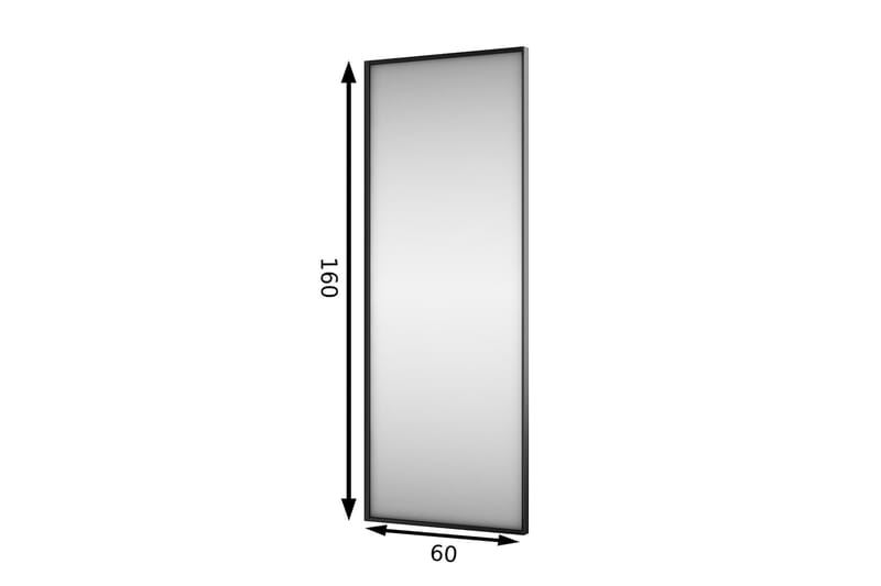 Vägghängd Spegel Kensaku Glas - Svart - Inredning - Spegel - Väggspegel