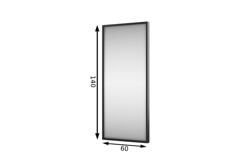 Vägghängd Spegel Naledi Glas - Svart - Inredning - Spegel - Väggspegel