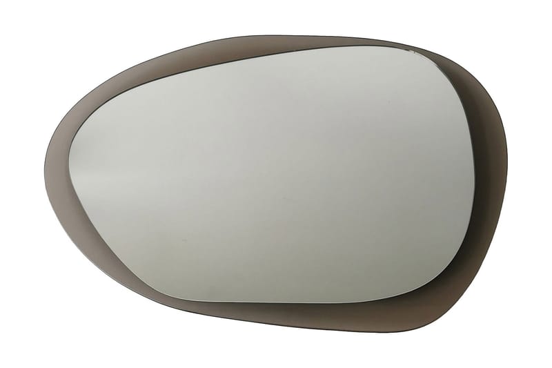 Väggspegel Banize 75x55 cm - Brons/Härdat Glas - Inredning - Spegel - Väggspegel