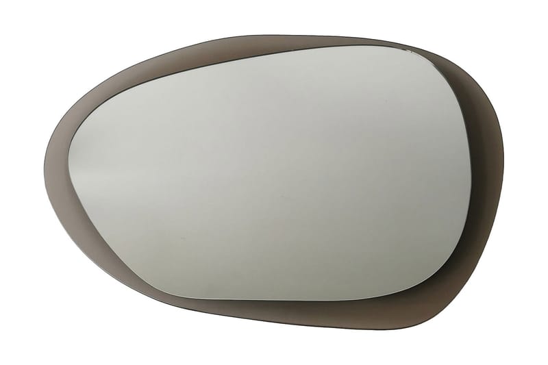 Väggspegel Banize 75x55 cm - Brons/Härdat Glas - Hallspegel - Väggspegel