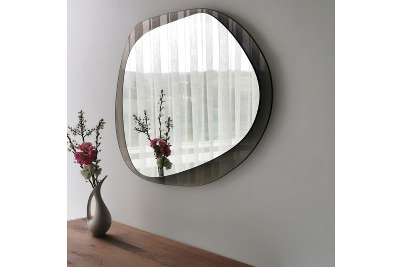 Väggspegel Banize 75x55 cm - Brons/Härdat Glas - Inredning - Spegel - Väggspegel