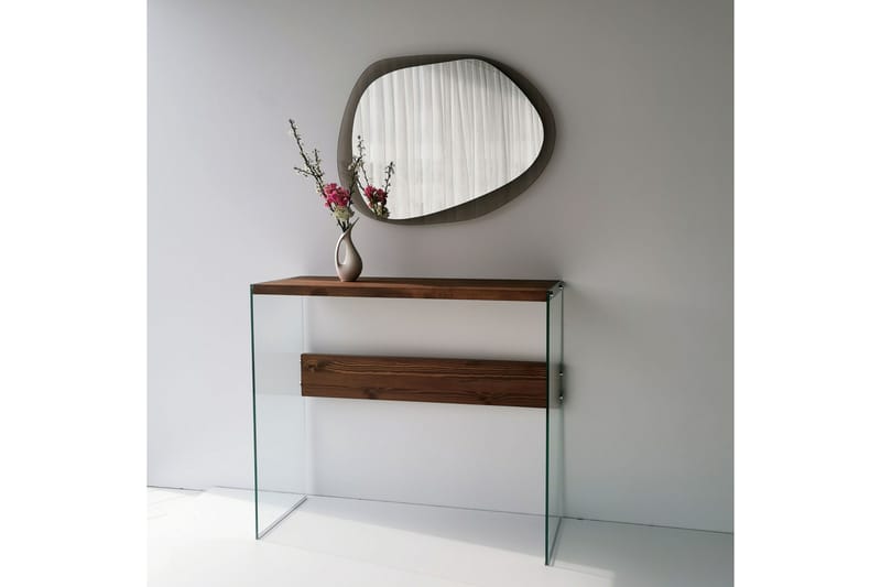 Väggspegel Banize 75x55 cm - Brons/Härdat Glas - Inredning - Spegel - Väggspegel