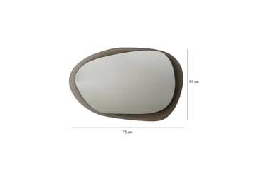 Väggspegel Banize 75x55 cm - Brons/Härdat Glas - Inredning - Spegel - Väggspegel