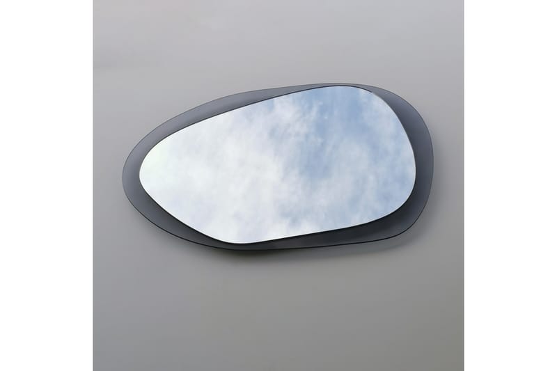 Väggspegel Banize 75x55 cm - Grå/Härdat Glas - Inredning - Spegel - Väggspegel