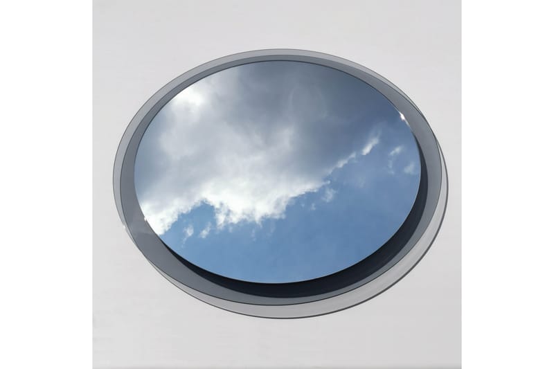 Väggspegel Banize Rund 65 cm - Grå/Härdat Glas - Inredning - Spegel - Väggspegel