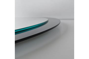 Väggspegel Banize Rund 65 cm - Grå/Härdat Glas - Inredning - Spegel - Väggspegel