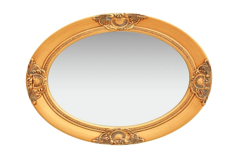 Väggspegel barockstil 50x70 cm guld - Guld - Hallspegel - Väggspegel