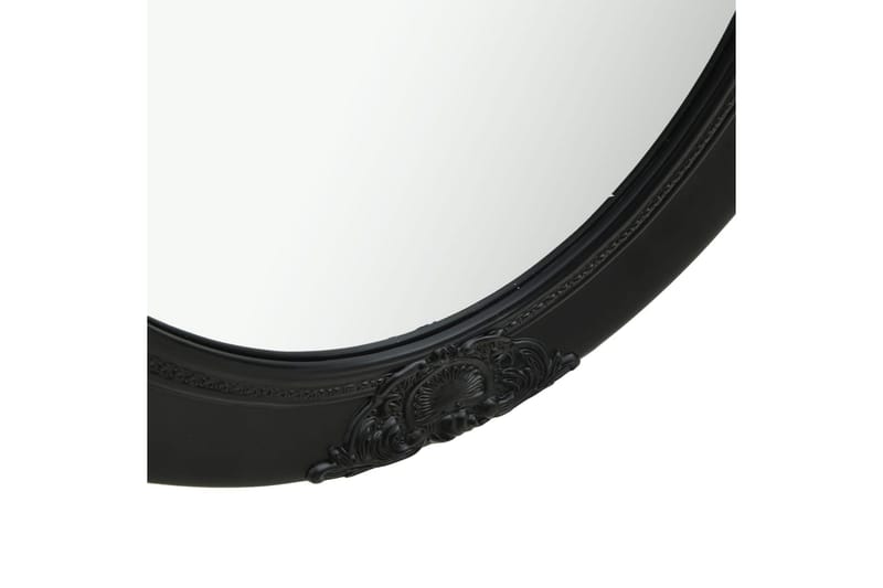 Väggspegel barockstil 50x70 cm svart - Svart - Hallspegel - Väggspegel