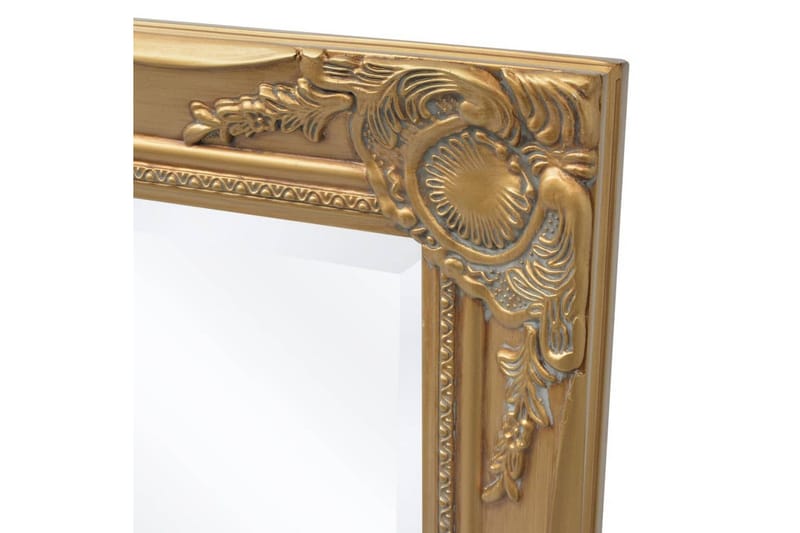 Väggspegel i barockstil 100x50 cm guld - Guld - Hallspegel - Väggspegel