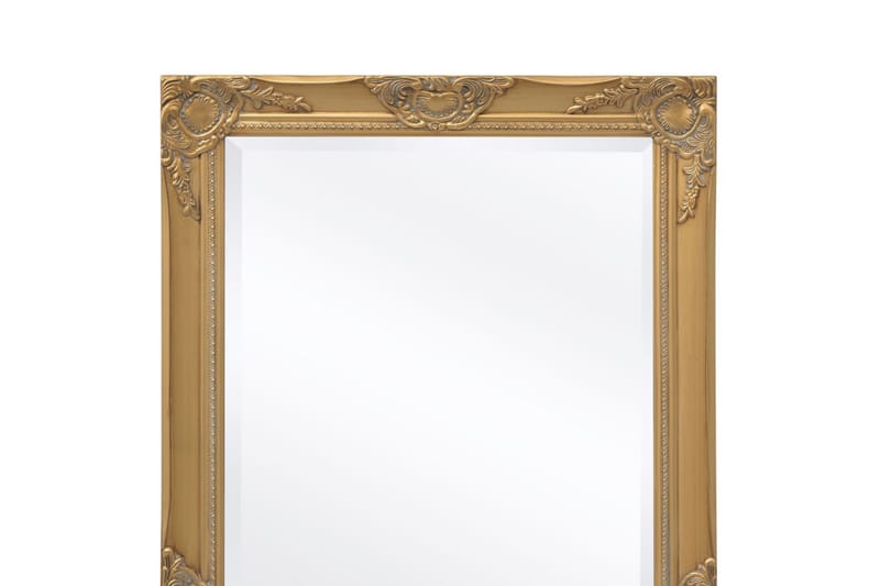 Väggspegel i barockstil 100x50 cm guld - Guld - Hallspegel - Väggspegel