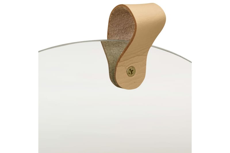 Väggspegel massiv furu 35 cm - Brun - Hallspegel - Väggspegel