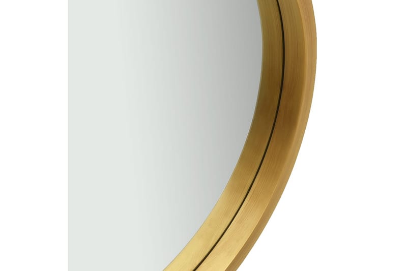 Väggspegel med rem 40 cm guld - Guld - Hallspegel - Väggspegel