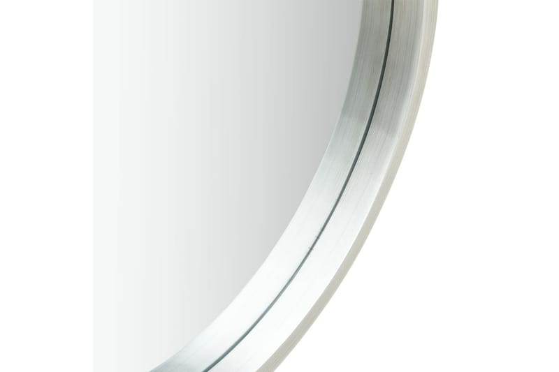 Väggspegel med rem 50 cm silver - Silver - Hallspegel - Väggspegel