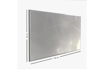 Västerort Spegel Liggande - Silver - Inredning - Spegel - Väggspegel