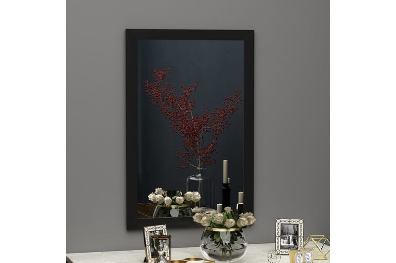 Vanomi Spegel 50 cm Rektangulär - Svart - Inredning - Spegel - Väggspegel