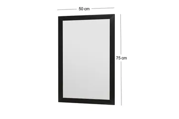 Vanomi Spegel 50 cm Rektangulär - Svart - Inredning - Spegel - Väggspegel
