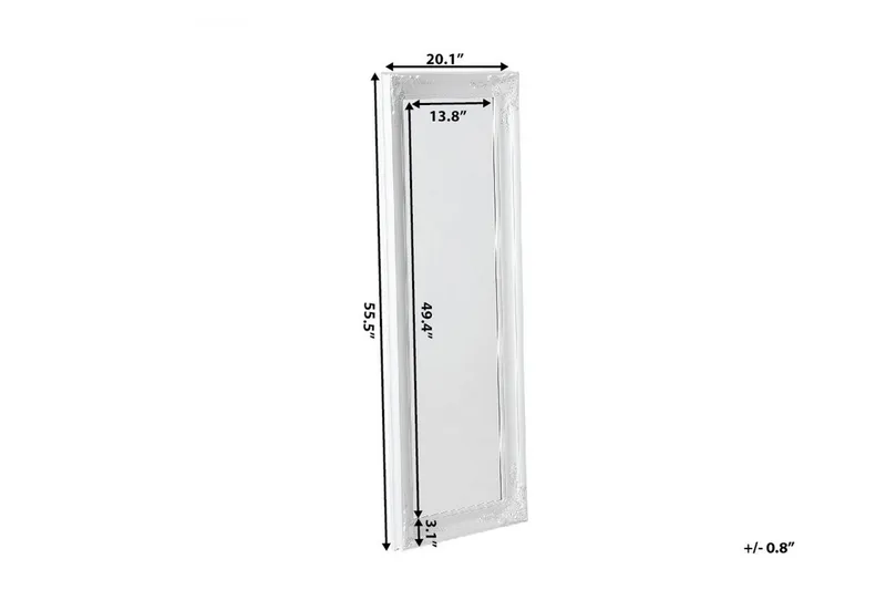 Vars Spegel 51 cm - Vit - Inredning - Spegel - Väggspegel