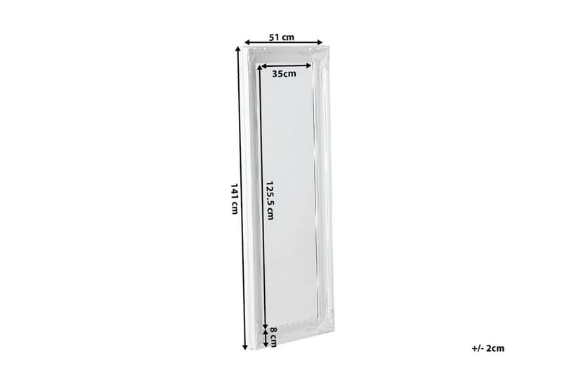 Vars Spegel 51 cm - Vit - Inredning - Spegel - Väggspegel