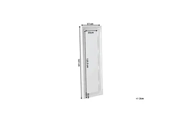 Vars Spegel 51 cm - Vit - Inredning - Spegel - Väggspegel