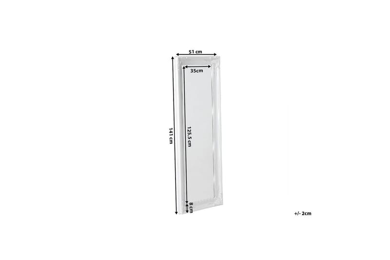 Vars Spegel 51 cm - Vit - Inredning - Spegel - Väggspegel